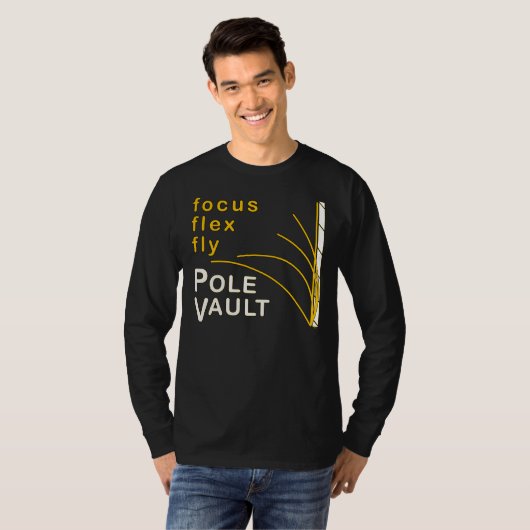 Pole-Wölbungs-T - Shirt (Vorne ganz)