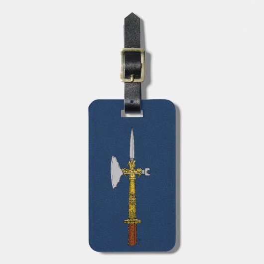 Poleaxe Edward IV Gepäckanhänger (Vorderseite vertikal)