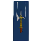 Poleaxe Edward IV Geschenktüte Für Weinflaschen (Vorderseite)