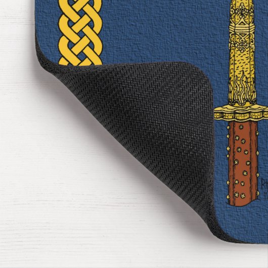 Poleaxe von Edward IV Mouse Pad Mousepad (Ecke)