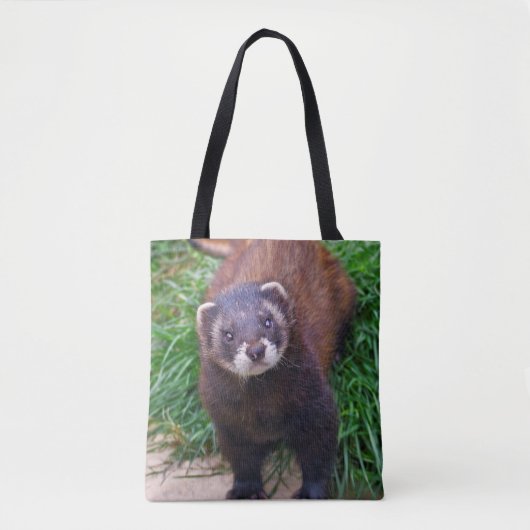 Polecat ganz über Druck-Tasche Tasche (Vorderseite)