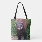 Polecat ganz über Druck-Tasche Tasche (Rückseite)