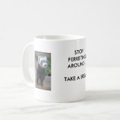 Polecatfrettchen Kaffeetasse (Vorderseite Links)