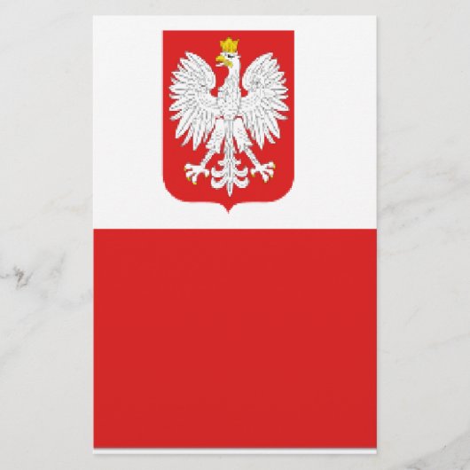 Poleflagge Briefpapier (Vorderseite)