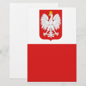 Poleflagge Briefpapier (Vorne/Hinten)