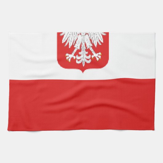Poleflagge Geschirrtuch (Horizontal)