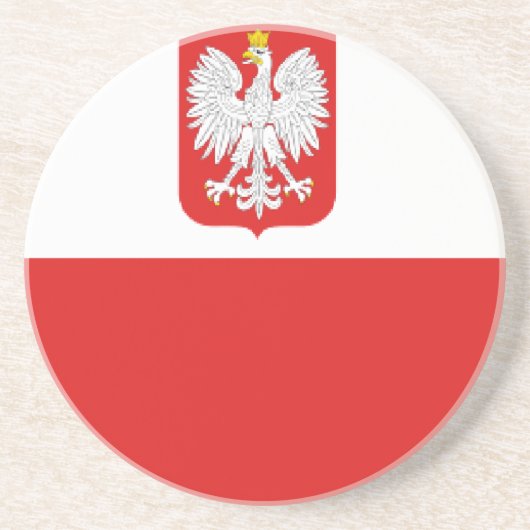 Poleflagge Getränkeuntersetzer (Vorne)