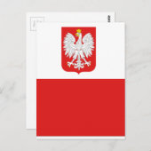 Poleflagge Postkarte (Vorne/Hinten)