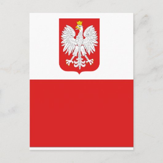 Poleflagge Postkarte (Vorderseite)