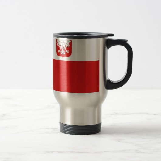 Poleflagge Reisebecher (Rechts)