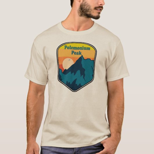 Polemonium Peak California Sunrise T-Shirt (Vorderseite)