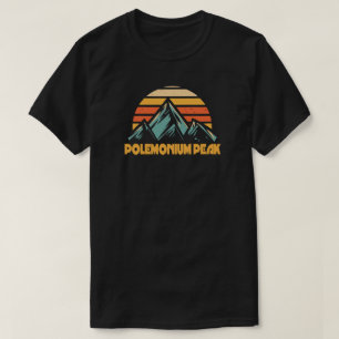 Polemonium Peak Kalifornien Retro Türkis T-Shirt