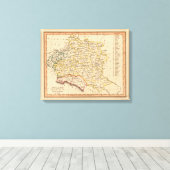 Polen, 1772 leinwanddruck (Insitu (Holzboden))
