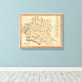 Polen, 1772 leinwanddruck (Insitu (Holzboden))