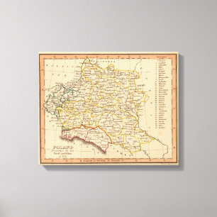 Polen, 1772 leinwanddruck