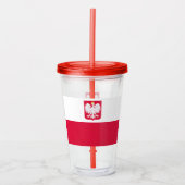Polen Acryltrinkbecher (Vorderseite)