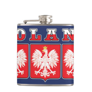 Polen - Adelsflagge Flachmann