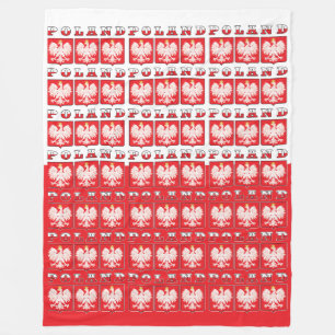 Polen - Adelsflagge Fleecedecke
