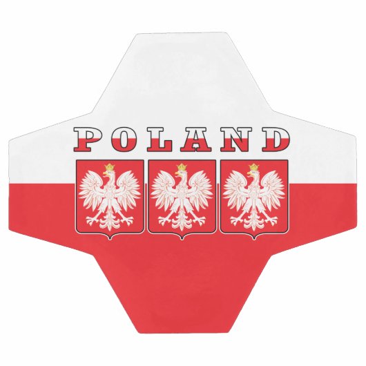 Polen - Adelsflagge Fußball (Flach)
