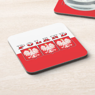 Polen - Adelsflagge Getränkeuntersetzer