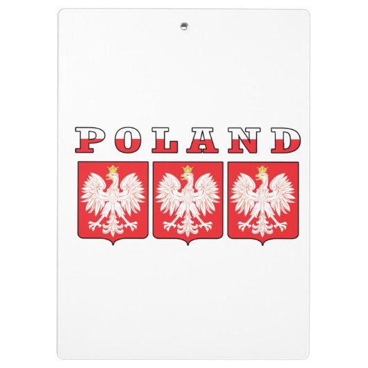 Polen - Adelsflagge Klemmbrett (Rückseite)