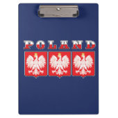 Polen - Adelsflagge Klemmbrett (Vorderseite)