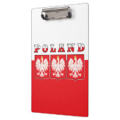 Polen - Adelsflagge Klemmbrett (Links)