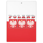Polen - Adelsflagge Klemmbrett (Rückseite)