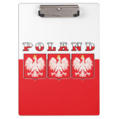 Polen - Adelsflagge Klemmbrett (Vorderseite)