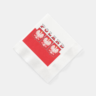 Polen - Adelsflagge Serviette