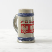 Polen - Adelsflaggenschilde Bierglas (Vorderseite Links)