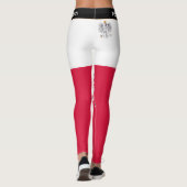 Polen & Adler, polnische Fahne, Modereisen/Sport Leggings (Rückseite)