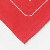 Polen Adlerschild Fleecedecke (Ecke)