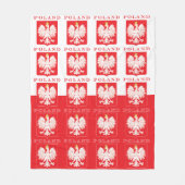 Polen Adlerschild Fleecedecke (Vorderseite)