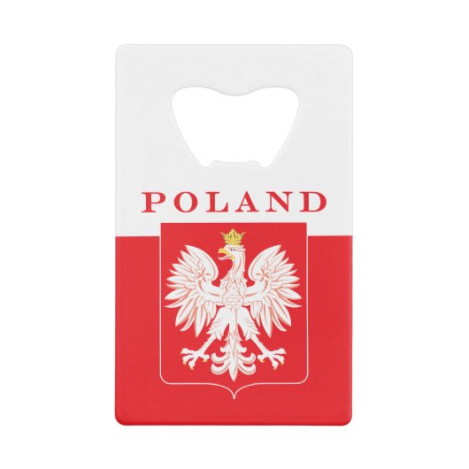 Polen Adlerschild Geldbeutel Flaschenöffner (Vorderseite)