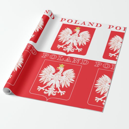Polen Adlerschild Geschenkpapier (Ungerollt)