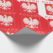 Polen Adlerschild Geschenkpapier (Ecke)