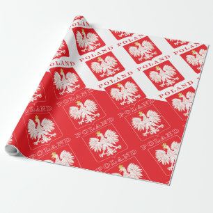 Polen Adlerschild Geschenkpapier