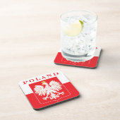 Polen Adlerschild Getränkeuntersetzer (Rechte Seite)