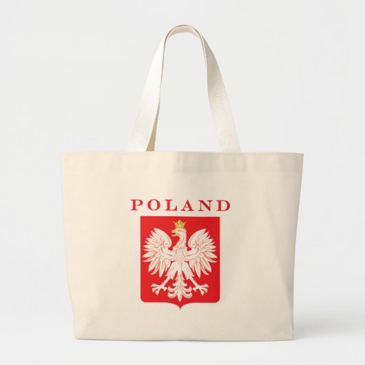 Polen Adlerschild Jumbo Stoffbeutel (Vorne)