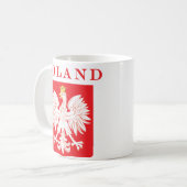 Polen Adlerschild Kaffeetasse (Vorderseite Links)