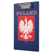Polen Adlerschild Klemmbrett (Links)
