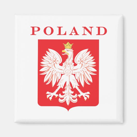 Polen Adlerschild Magnet (Vorne)