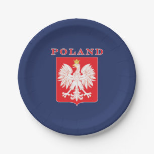 Polen Adlerschild Pappteller