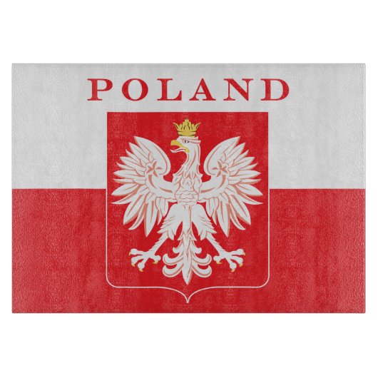 Polen Adlerschild Schneidebrett (Vorderseite)