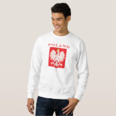 Polen Adlerschild Sweatshirt (Vorne ganz)