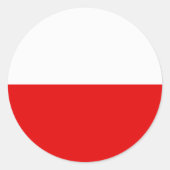 Polen Aufkleber für Flaggen (Vorderseite)