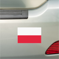 Polen Autoaufkleber der Flagge