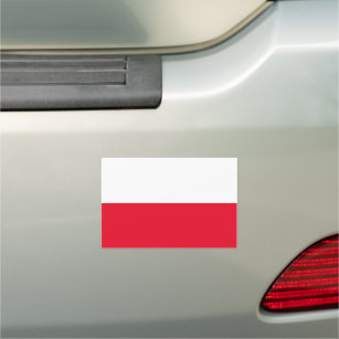 Polen Autoaufkleber der Flagge Auto Magnet