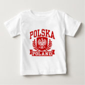 Polen Baby T-shirt (Vorderseite)